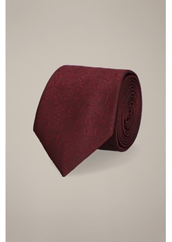 Krawat Bordowy Wzór Geometryczny ze sklepu Lancerto S.A. w kategorii Krawaty - zdjęcie 187536261