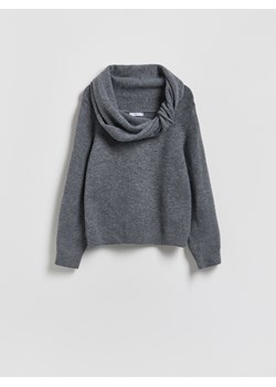 Reserved - Sweter z kołnierzem - ciemnoszary ze sklepu Reserved w kategorii Swetry damskie - zdjęcie 187536381