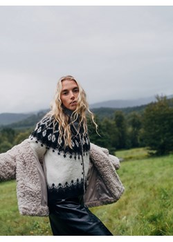 Reserved - Wzorzysty kardigan - wielobarwny ze sklepu Reserved w kategorii Swetry damskie - zdjęcie 187536440