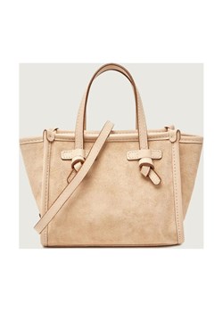 GIANNI CHIARINI Torebka na ramię MARCELLA | zamsz ze sklepu Gomez Fashion Store w kategorii Kuferki - zdjęcie 187536510