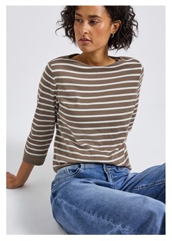 Cecil Koszulka w kolorze szarobrązowo-białym ze sklepu Limango Polska w kategorii Bluzki damskie - zdjęcie 187537622