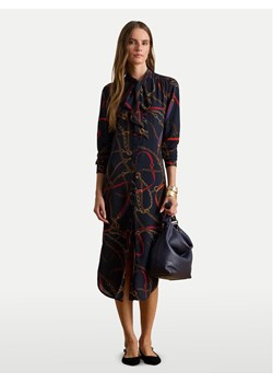 LAUREN RALPH LAUREN Sukienka koszulowa 200P03552001 Granatowy Regular Fit ze sklepu MODIVO w kategorii Sukienki - zdjęcie 187537791