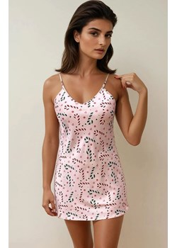 Świąteczna koszula nocna na ramiączka Christmas pink, Kolor różowy-wzór, Rozmiar S, Irall ze sklepu Primodo w kategorii Koszule nocne - zdjęcie 187538461