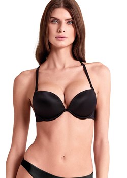 Biustonosz super push-up balkonetka czarny 023L, Kolor czarny, Rozmiar 65B, Lormar ze sklepu Primodo w kategorii Biustonosze - zdjęcie 187538494