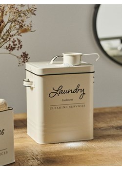 Sinsay - Pojemnik do przechowywania - kremowy ze sklepu Sinsay w kategorii Pojemniki kuchenne - zdjęcie 187538780