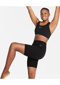 Damskie kolarki z wysokim stanem 20 cm Nike Zenvy - Czerń ze sklepu Nike poland w kategorii Szorty - zdjęcie 187538930