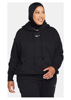 Damska bluza z kapturem o kroju oversize Nike Phoenix Fleece - Czerń ze sklepu Nike poland w kategorii Bluzy damskie - zdjęcie 187538932