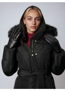 Sinsay - Skórzane rękawiczki - czarny ze sklepu Sinsay w kategorii Rękawiczki damskie - zdjęcie 187539061