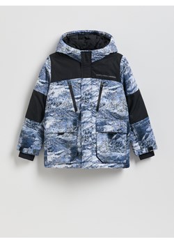Reserved - Ocieplana kurtka z kapturem - wielobarwny ze sklepu Reserved w kategorii Kurtki chłopięce - zdjęcie 187540030