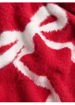 Reserved - Sweter z kokardką - czerwony ze sklepu Reserved w kategorii Swetry dziewczęce - zdjęcie 187540230