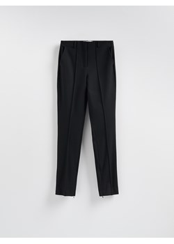 Reserved - Spodnie z suwakami - czarny ze sklepu Reserved w kategorii Spodnie damskie - zdjęcie 187540263