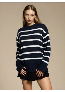 Sinsay - Sweter w paski - granatowy ze sklepu Sinsay w kategorii Swetry damskie - zdjęcie 187540633
