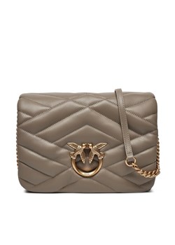 Torebka Pinko Love Click Puff Classic PE 24 PLTT 101585 A1ET Beżowy ze sklepu eobuwie.pl w kategorii Listonoszki - zdjęcie 187540681