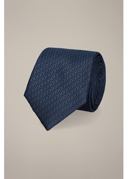 Krawat Granatowy Wzór Geometryczny ze sklepu Lancerto S.A. w kategorii Krawaty - zdjęcie 187541043