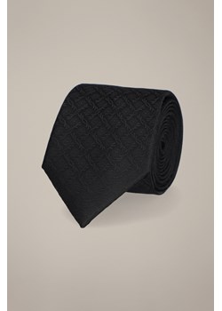 Krawat Czarny Wzór Geometryczny ze sklepu Lancerto S.A. w kategorii Krawaty - zdjęcie 187541050