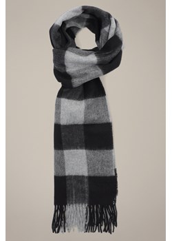 Szal Szaro-Czarny w Kratę Unisex ze sklepu Lancerto S.A. w kategorii Dodatki męskie - zdjęcie 187541060