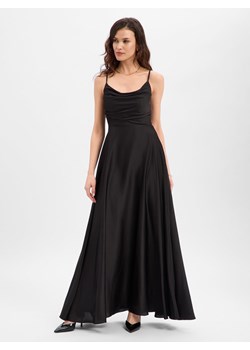 Marie Lund Damska sukienka wieczorowa Kobiety Sztuczne włókno czarny jednolity ze sklepu vangraaf w kategorii Sukienki - zdjęcie 187541542