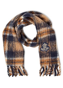Lauren Ralph Lauren Damski tkany szal z zawartością wełny Kobiety Wełna granatowy w kratkę ze sklepu vangraaf w kategorii Szaliki i chusty damskie - zdjęcie 187541550