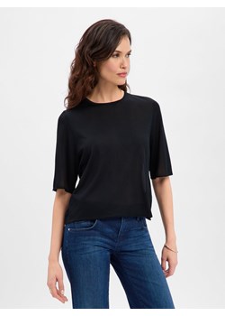 Drykorn Damska koszula z dzianiny - Nisle Kobiety Acetat czarny jednolity ze sklepu vangraaf w kategorii Swetry damskie - zdjęcie 187541561