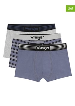 Wrangler Bokserki (3 pary) &quot;Jarman&quot; w kolorze antracytowo-szarym ze sklepu Limango Polska w kategorii Majtki męskie - zdjęcie 187542023