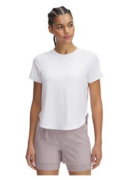 Under Armour Koszulka w kolorze białym do biegania ze sklepu Limango Polska w kategorii Bluzki damskie - zdjęcie 187542094