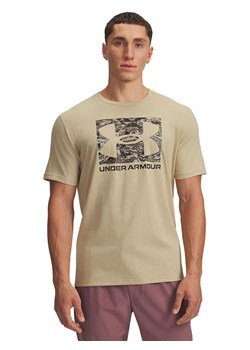 Under Armour Koszulka sportowa &quot;Camo&quot; w kolorze beżowym ze sklepu Limango Polska w kategorii T-shirty męskie - zdjęcie 187542180