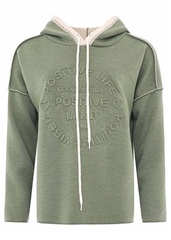 Zwillingsherz Bluza &quot;Positive Mind&quot; w kolorze zielonym ze sklepu Limango Polska w kategorii Bluzy damskie - zdjęcie 187542484