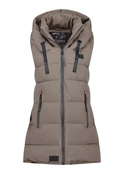 ANAPURNA Kamizelka pikowana "Dolbana" w kolorze szarobrązowym ze sklepu Limango Polska w kategorii Kamizelki damskie - zdjęcie 187542564
