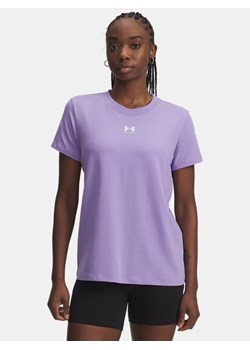 Under Armour Koszulka funkcyjna w kolorze fioletowym ze sklepu Limango Polska w kategorii Bluzki damskie - zdjęcie 187542611