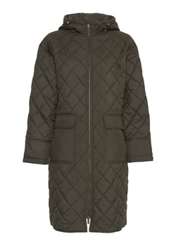 MOSS COPENHAGEN Płaszcz pikowany &quot;Nichella&quot; w kolorze ciemnozielonym ze sklepu Limango Polska w kategorii Kurtki damskie - zdjęcie 187542661