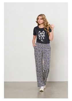 &amp;Co Woman Spodnie "Patrice" w kolorze czarno-niebieskim ze sklepu Limango Polska w kategorii Spodnie damskie - zdjęcie 187542772