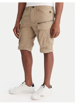 G-Star Raw Szorty materiałowe Rovic Zip D26214-5126 Zielony Relaxed Fit ze sklepu MODIVO w kategorii Spodenki męskie - zdjęcie 187543251