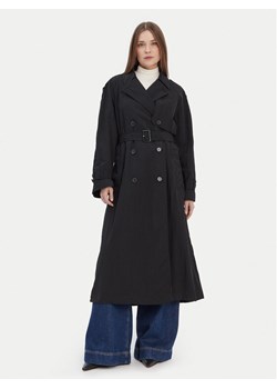 Tommy Hilfiger Trencz WW0WW45632 Czarny Oversize ze sklepu MODIVO w kategorii Płaszcze damskie - zdjęcie 187543284