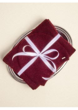 Mohito - Bordowy szalik z wełną alpaki - kasztanowy ze sklepu Mohito w kategorii Szaliki i chusty damskie - zdjęcie 187543661