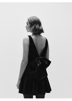 Reserved - Sukienka z kokardą - czarny ze sklepu Reserved w kategorii Sukienki - zdjęcie 187543932