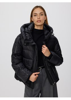 Reserved - Pikowana kurtka z kapturem - czarny ze sklepu Reserved w kategorii Kurtki damskie - zdjęcie 187544061