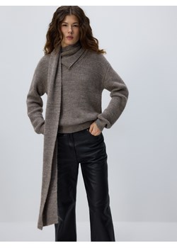 Reserved - Sweter z wełną - beżowy ze sklepu Reserved w kategorii Swetry damskie - zdjęcie 187544141