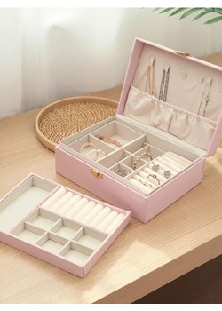 Sinsay - Szkatułka z przegródkami - różowy ze sklepu Sinsay w kategorii Pudełka i pojemniki - zdjęcie 187544441