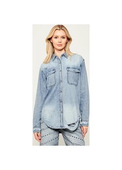 One Teaspoon Jeansowa koszula 25TH BIRTHDAY EVERYDAY | Oversize fit ze sklepu Gomez Fashion Store w kategorii Koszule damskie - zdjęcie 187545163