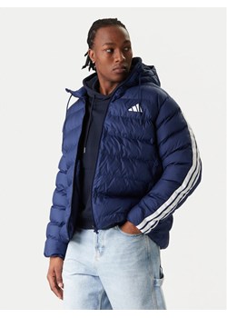 adidas Kurtka zimowa Essentials Climawarm 3-Stripes JX7771 Granatowy Regular Fit ze sklepu MODIVO w kategorii Kurtki męskie - zdjęcie 187545364