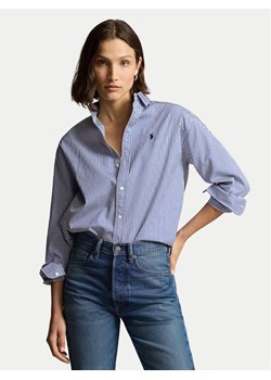 Polo Ralph Lauren Koszula 211910743020 Niebieski Regular Fit ze sklepu MODIVO w kategorii Koszule damskie - zdjęcie 187545403