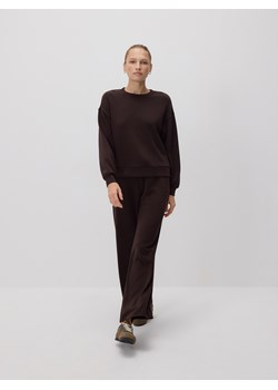Reserved - Bluza z modalem - ciemnobrązowy ze sklepu Reserved w kategorii Bluzy damskie - zdjęcie 187545873