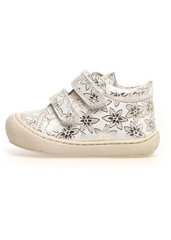 Naturino Skórzane buty "Cocoon" w kolorze srebrnym do nauki chodzenia ze sklepu Limango Polska w kategorii Buciki niemowlęce - zdjęcie 187546333