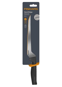 Fiskars Nóż do filetowania &quot;Hard Edge&quot; w kolorze srebrno-czarnym - dł. 32 cm ze sklepu Limango Polska w kategorii Noże kuchenne - zdjęcie 187546410