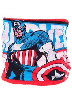Avengers Szal-koło &quot;Avengers Classic&quot; w kolorze niebiesko-czerwonym - 58 x 26 cm ze sklepu Limango Polska w kategorii Szaliki dziecięce - zdjęcie 187546554