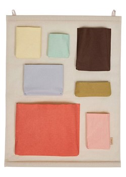 OYOY mini Organizer w kolorze beżowym - 55 x 38 cm ze sklepu Limango Polska w kategorii Akcesoria i przechowywanie - zdjęcie 187546673