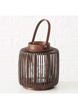 Boltze Lampion &quot;Tarion&quot; w kolorze brązowym - wys. 22 x Ø 24 cm ze sklepu Limango Polska w kategorii Świeczniki - zdjęcie 187546992