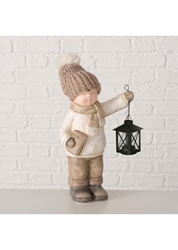 Boltze Figurka dekoracyjna &quot;Charlie&quot; w kolorze beżowo-jasnobrązowym - wys. 38 cm ze sklepu Limango Polska w kategorii Dekoracje - zdjęcie 187547000