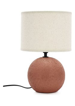 Bizzotto Lampa stołowa &quot;Irvin&quot; w kolorze jasnobrązowym - wys. 32 x Ø 20 cm ze sklepu Limango Polska w kategorii Oświetlenie - zdjęcie 187547043