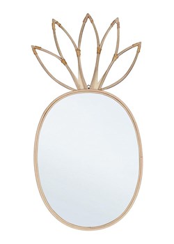 Bizzotto Lustro ścienne &quot;Mozambico&quot; w kolorze beżowym - 82 x 42 cm ze sklepu Limango Polska w kategorii Lustra - zdjęcie 187547053